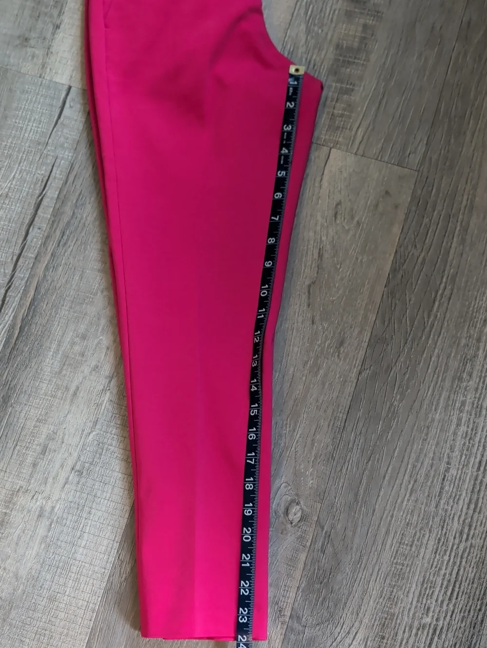 Liverpool Jeans Company Bright Pink Cropped Tailored Pants